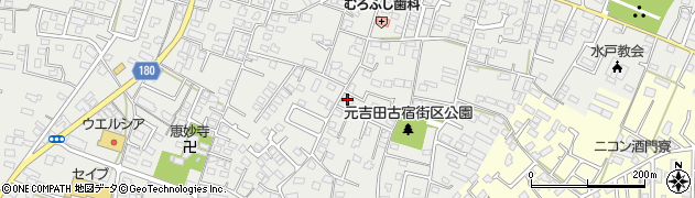 茨城県水戸市元吉田町2129周辺の地図