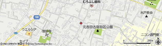 茨城県水戸市元吉田町2095周辺の地図