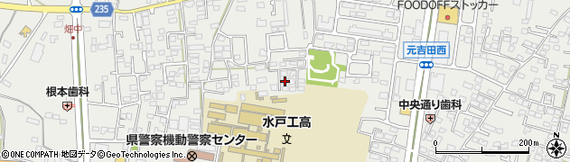 茨城県水戸市元吉田町1112周辺の地図