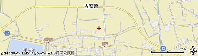 長野県上田市古安曽柳沢周辺の地図