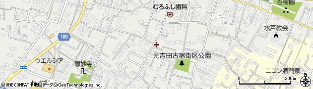 茨城県水戸市元吉田町2130周辺の地図