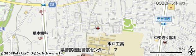 茨城県水戸市元吉田町1119周辺の地図