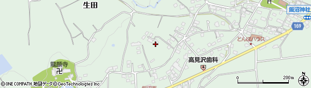 長野県上田市生田飯沼4798周辺の地図
