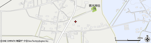 茨城県桜川市青木周辺の地図