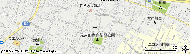 茨城県水戸市元吉田町2125周辺の地図