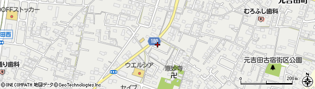 茨城県水戸市元吉田町1590周辺の地図