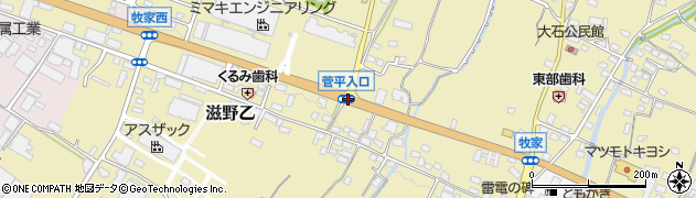 菅平入口周辺の地図