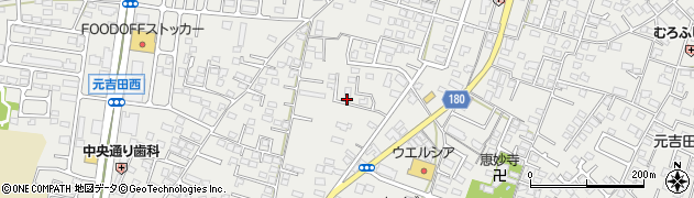 茨城県水戸市元吉田町1378周辺の地図