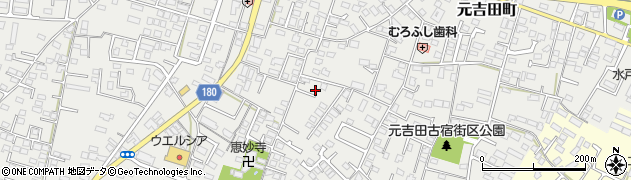 茨城県水戸市元吉田町2091周辺の地図