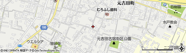茨城県水戸市元吉田町2207周辺の地図
