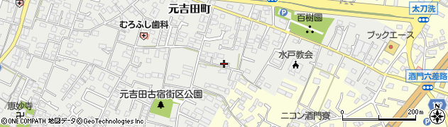 茨城県水戸市元吉田町2146周辺の地図