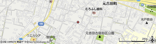 茨城県水戸市元吉田町2208周辺の地図