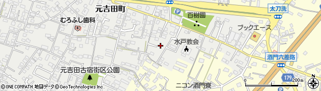 茨城県水戸市元吉田町2154周辺の地図