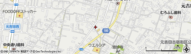 茨城県水戸市元吉田町1587周辺の地図