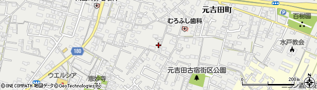 茨城県水戸市元吉田町2209周辺の地図