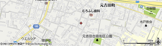 茨城県水戸市元吉田町2204周辺の地図