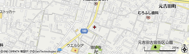 茨城県水戸市元吉田町1673周辺の地図
