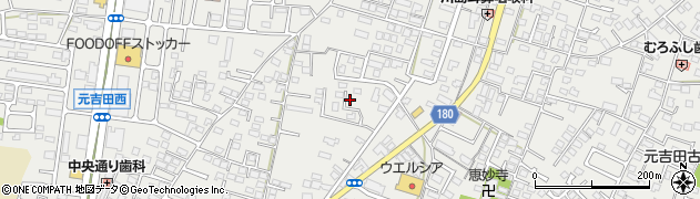 茨城県水戸市元吉田町1374周辺の地図