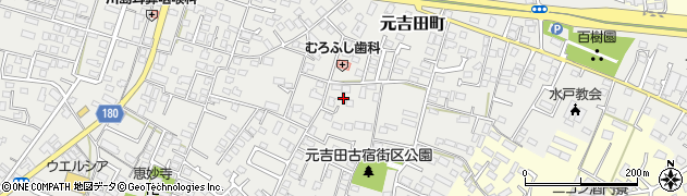 茨城県水戸市元吉田町2133周辺の地図