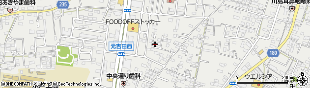 茨城県水戸市元吉田町1195周辺の地図