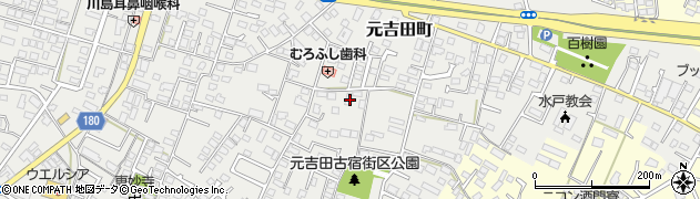 茨城県水戸市元吉田町2136周辺の地図