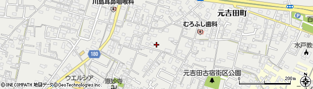 茨城県水戸市元吉田町2213周辺の地図