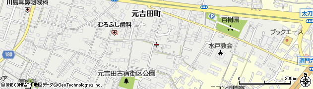 茨城県水戸市元吉田町2143周辺の地図