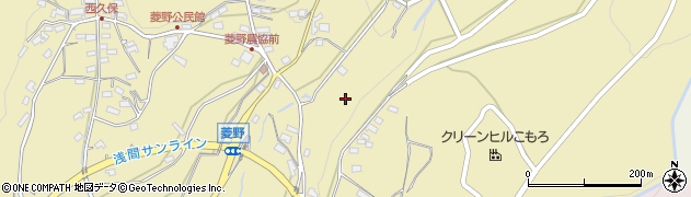 栃木川周辺の地図