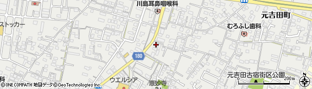 クリーニング専科元吉田中央店周辺の地図