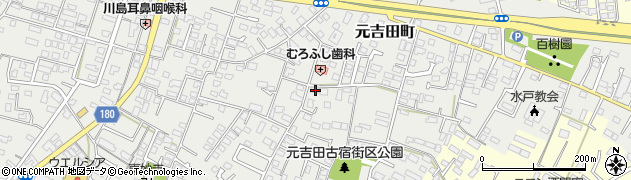 茨城県水戸市元吉田町2134周辺の地図