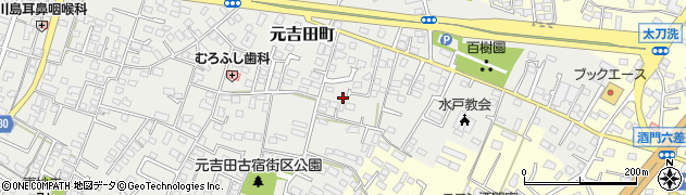 茨城県水戸市元吉田町2145周辺の地図