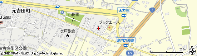 茨城県水戸市元吉田町2627周辺の地図
