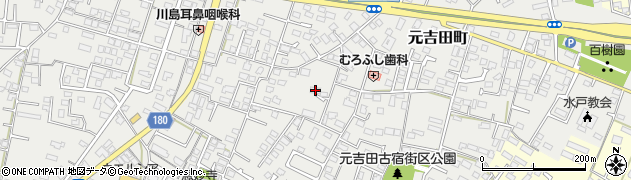 茨城県水戸市元吉田町2210周辺の地図