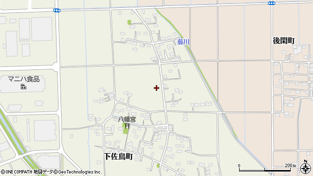 〒371-0815 群馬県前橋市下佐鳥町の地図