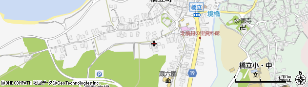 石川県加賀市橋立町（ラ）周辺の地図