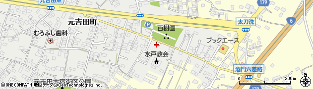 茨城県水戸市元吉田町2162周辺の地図