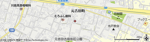 茨城県水戸市元吉田町2181周辺の地図