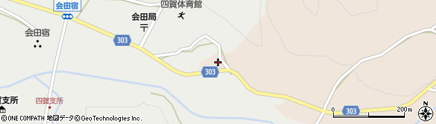 松本市福祉施設四賀社会就労センター周辺の地図