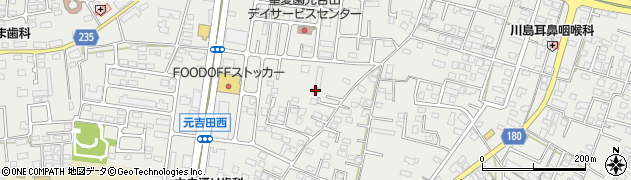 茨城県水戸市元吉田町1184周辺の地図