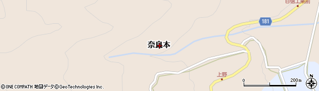 長野県小県郡青木村奈良本周辺の地図
