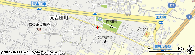 茨城県水戸市元吉田町2163周辺の地図