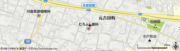 茨城県水戸市元吉田町2197周辺の地図