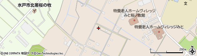 茨城県水戸市小吹町2916周辺の地図
