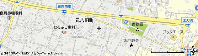 茨城県水戸市元吉田町2149周辺の地図