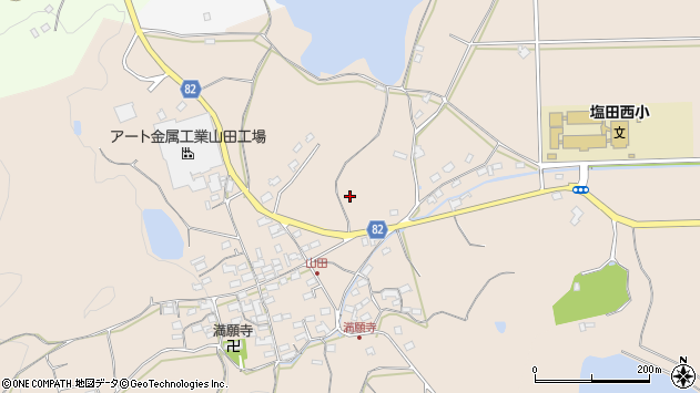 〒386-1432 長野県上田市山田の地図