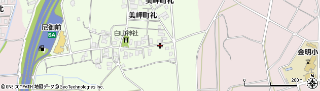 石川県加賀市美岬町（ら）周辺の地図
