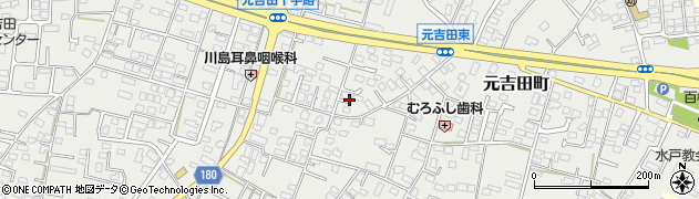 茨城県水戸市元吉田町2235周辺の地図