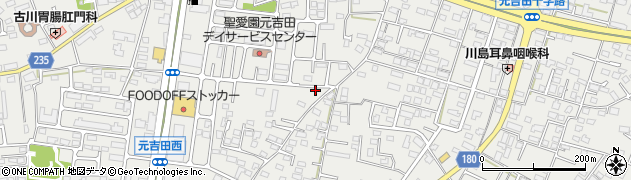 茨城県水戸市元吉田町1188周辺の地図
