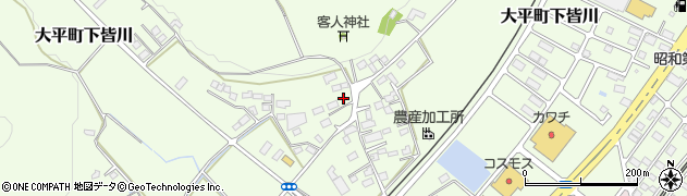 栃木県栃木市大平町下皆川139周辺の地図