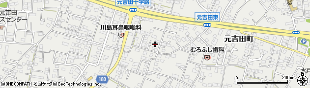 茨城県水戸市元吉田町1663周辺の地図